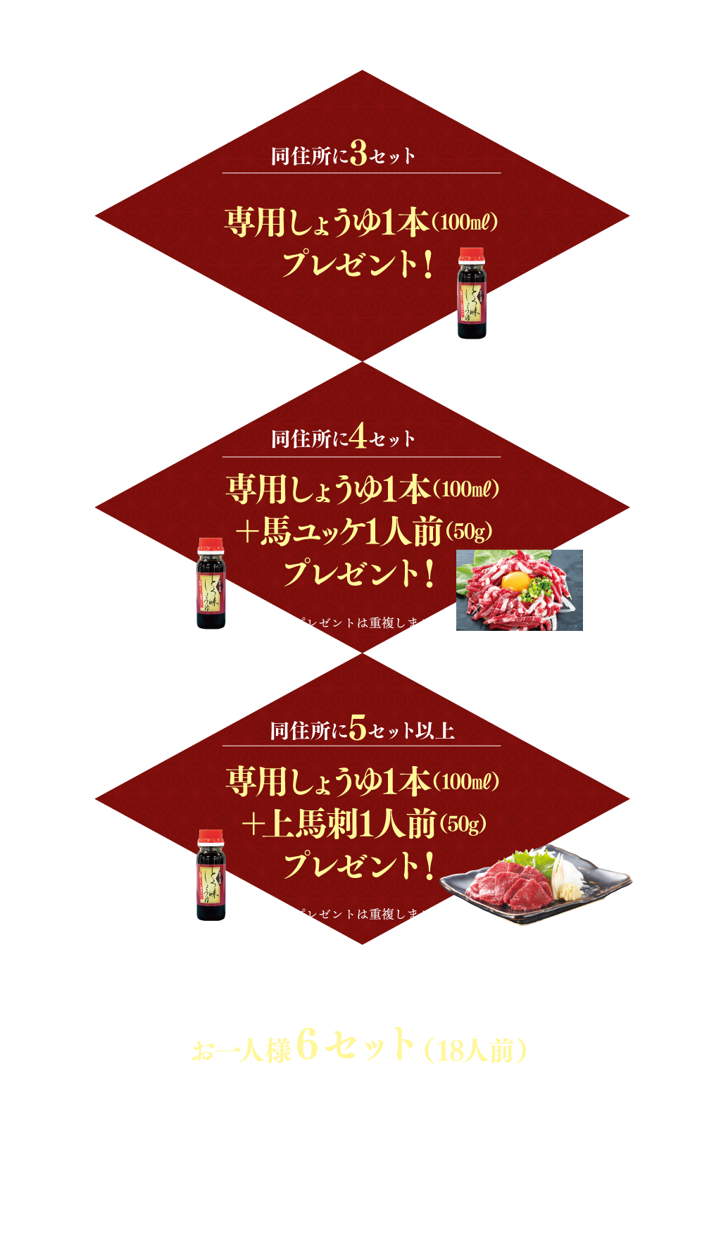 まとめ買いするとお得です。