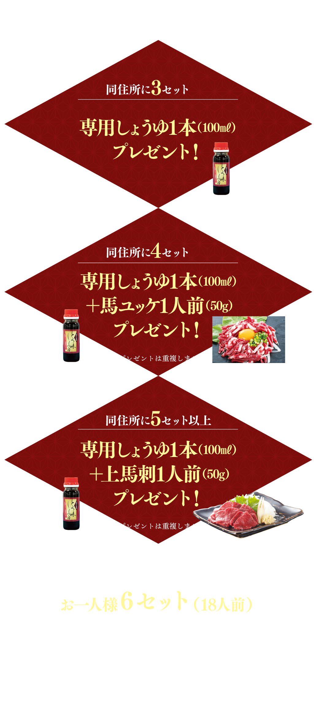 まとめ買いするとお得です。