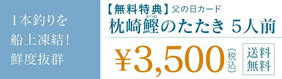 鰹のたたき5人前