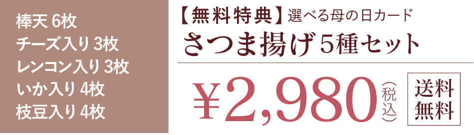 さつま揚げ５種セット
