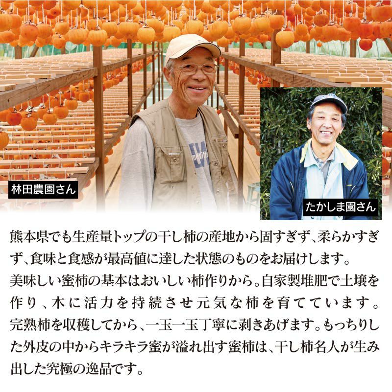 軒下の蜜柿 